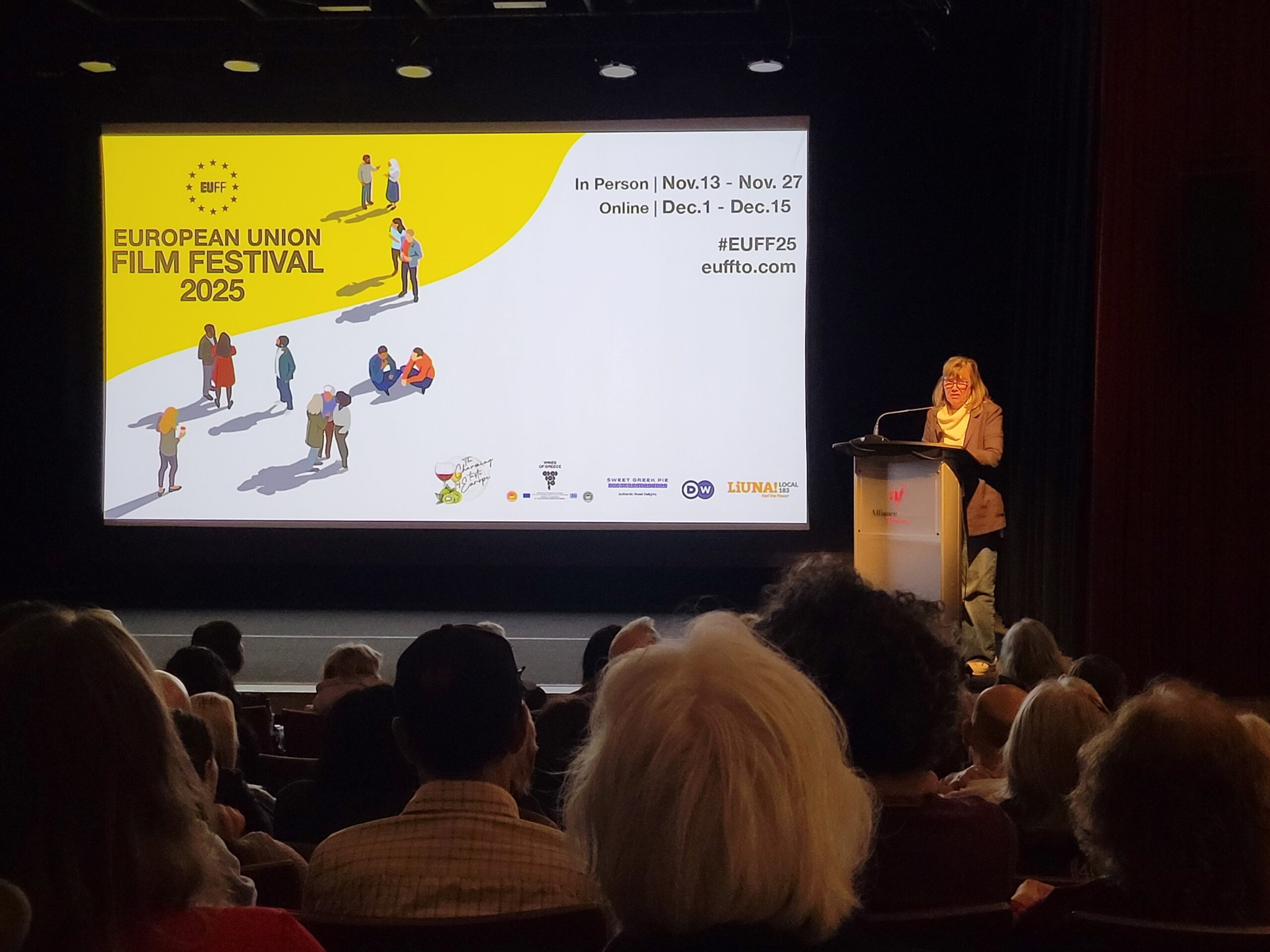 Majda presenting at the EUFF